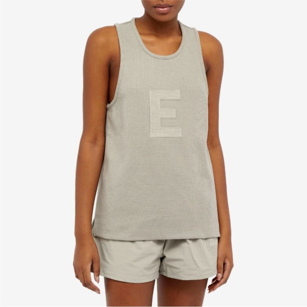 Fear of God Essentials Waffle Tank “Seal”, new with tags - Picture 5 of 10